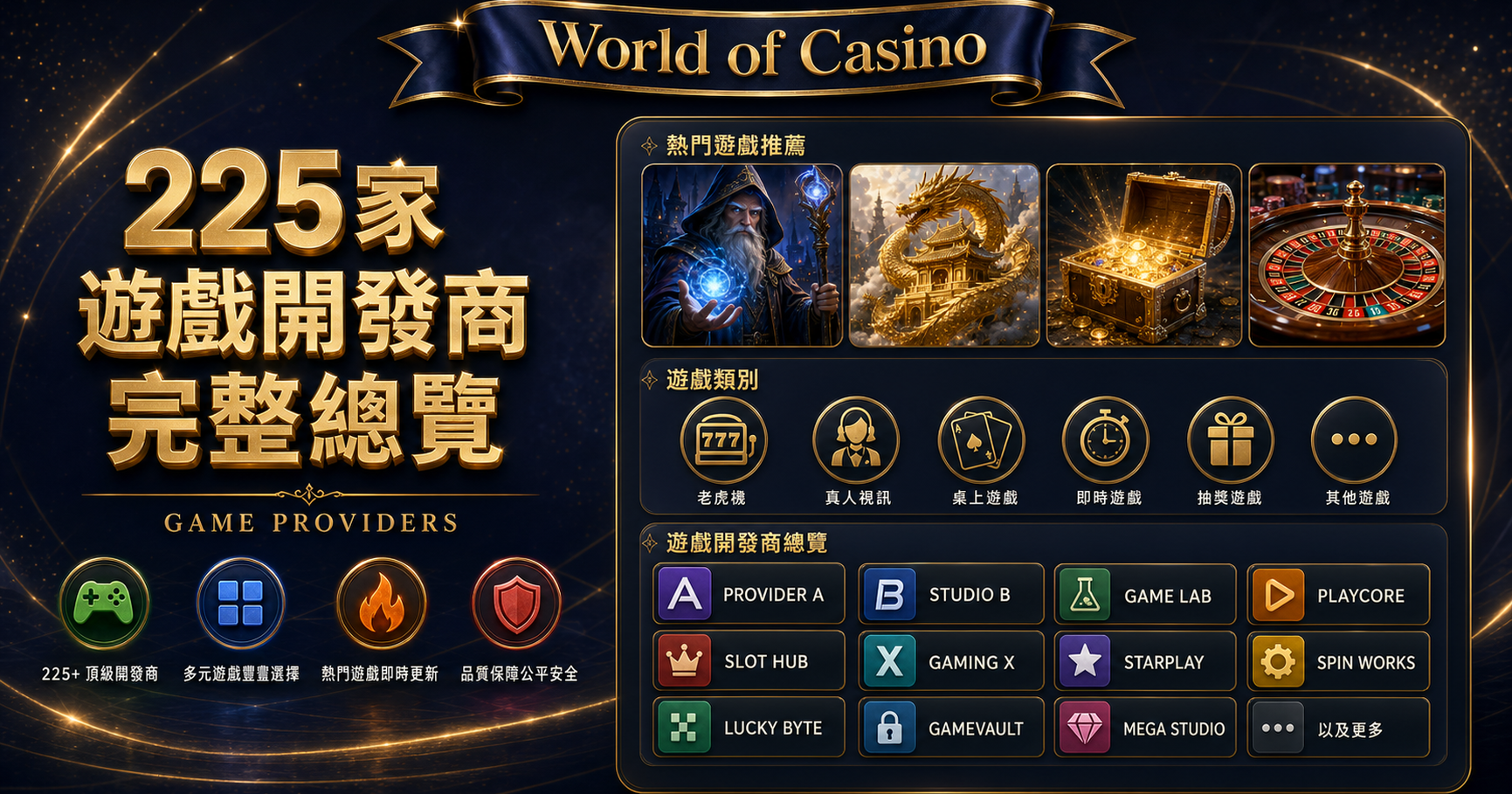 225家遊戲開發商完整總覽