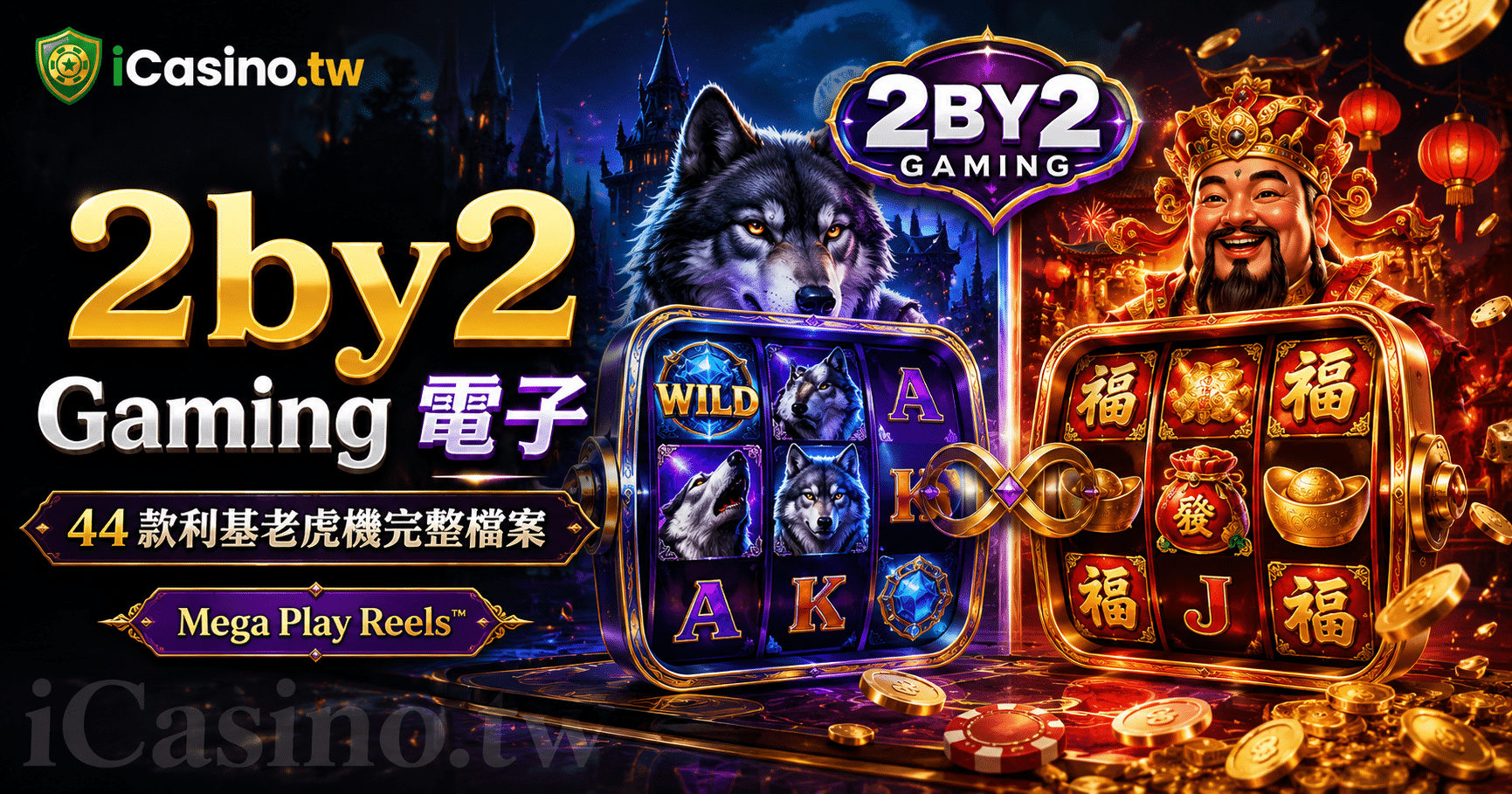 2by2 Gaming(2by2 Gaming 電子) 44 款利基老虎機完整檔案