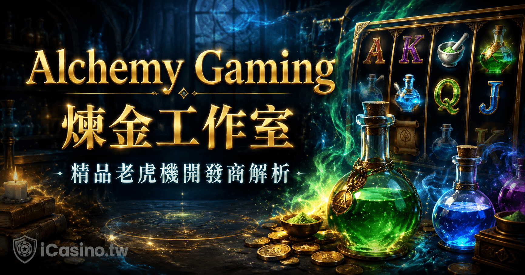 Alchemy Gaming(煉金工作室)24 款精品老虎機完整檔案