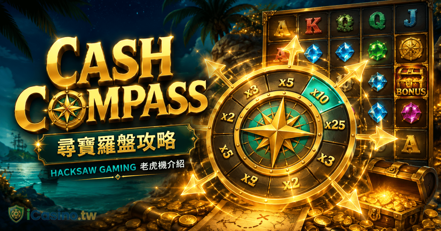Hacksaw Gaming Cash Compass 完整介紹