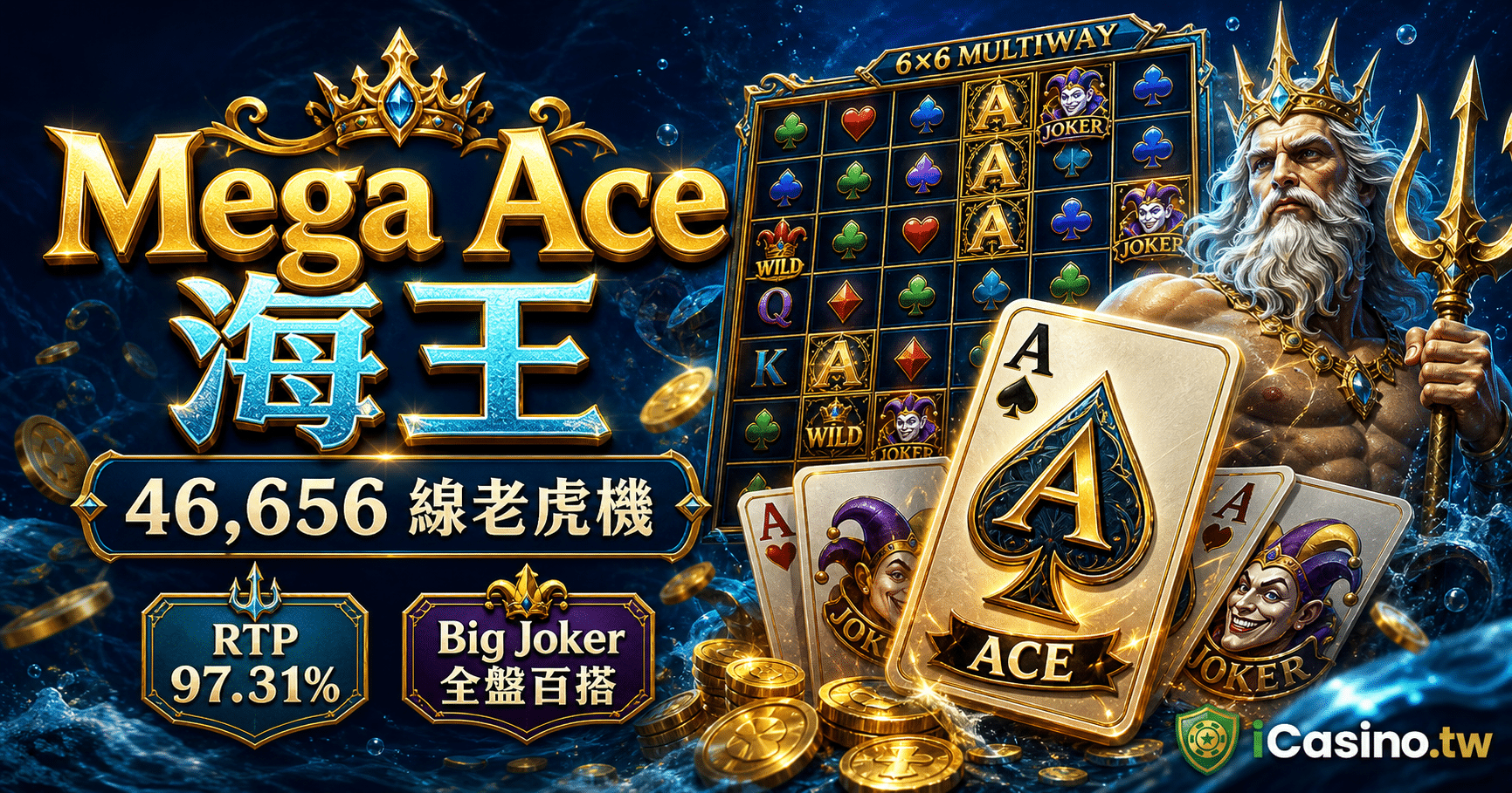 JILI 海王 Mega Ace 完整介紹