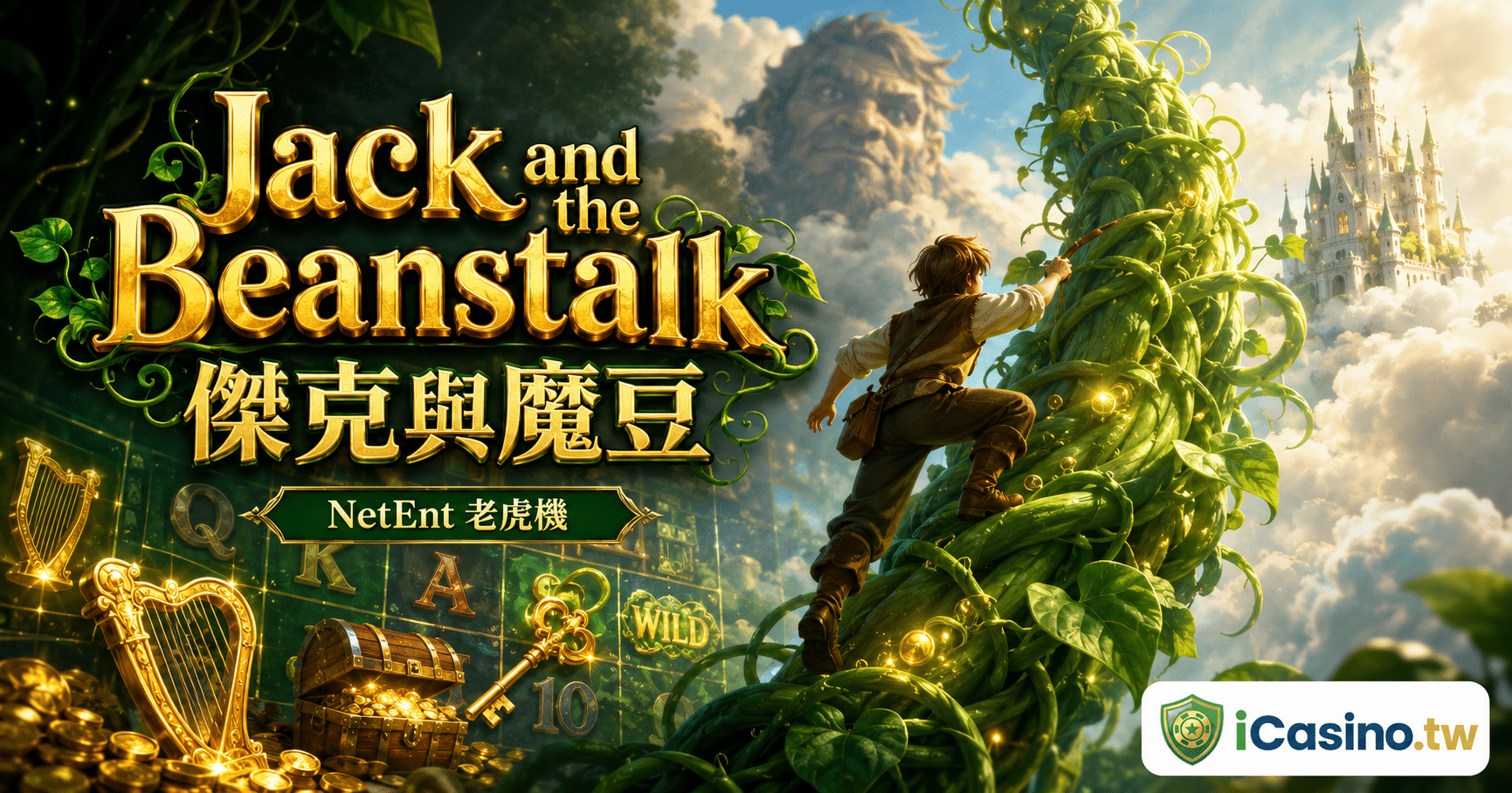 NetEnt Jack and the Beanstalk 傑克與魔豆完整介紹