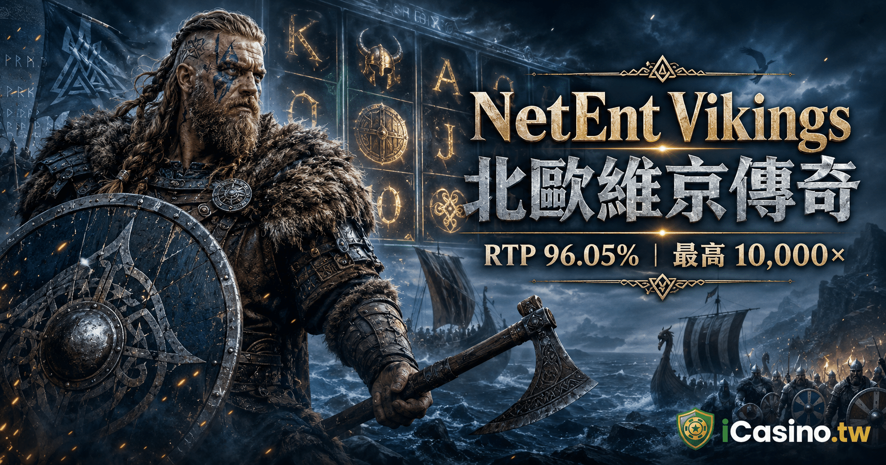 NetEnt Vikings 北歐維京傳奇完整介紹