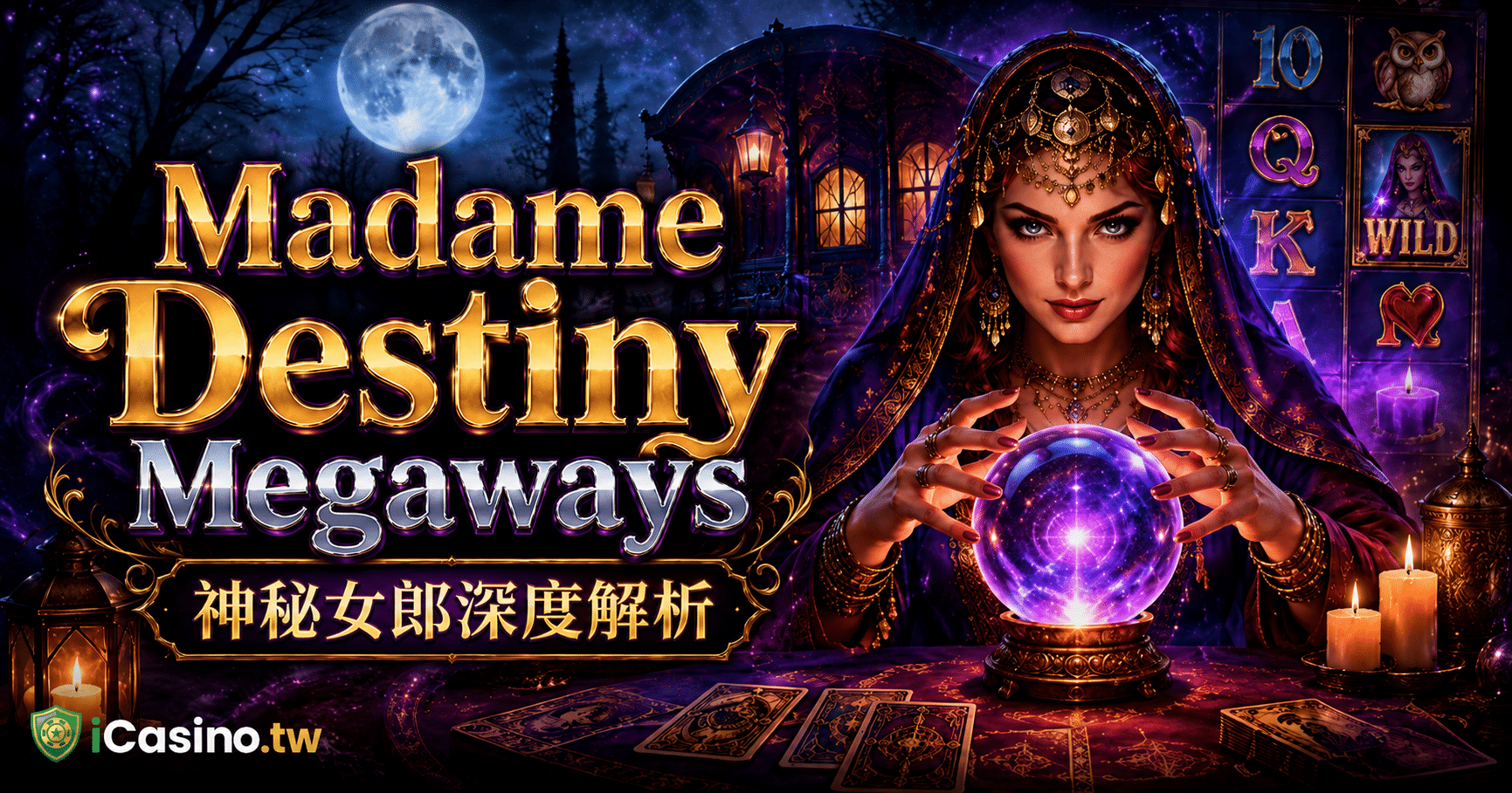 PP電子 Madame Destiny Megaways 神秘女郎完整介紹