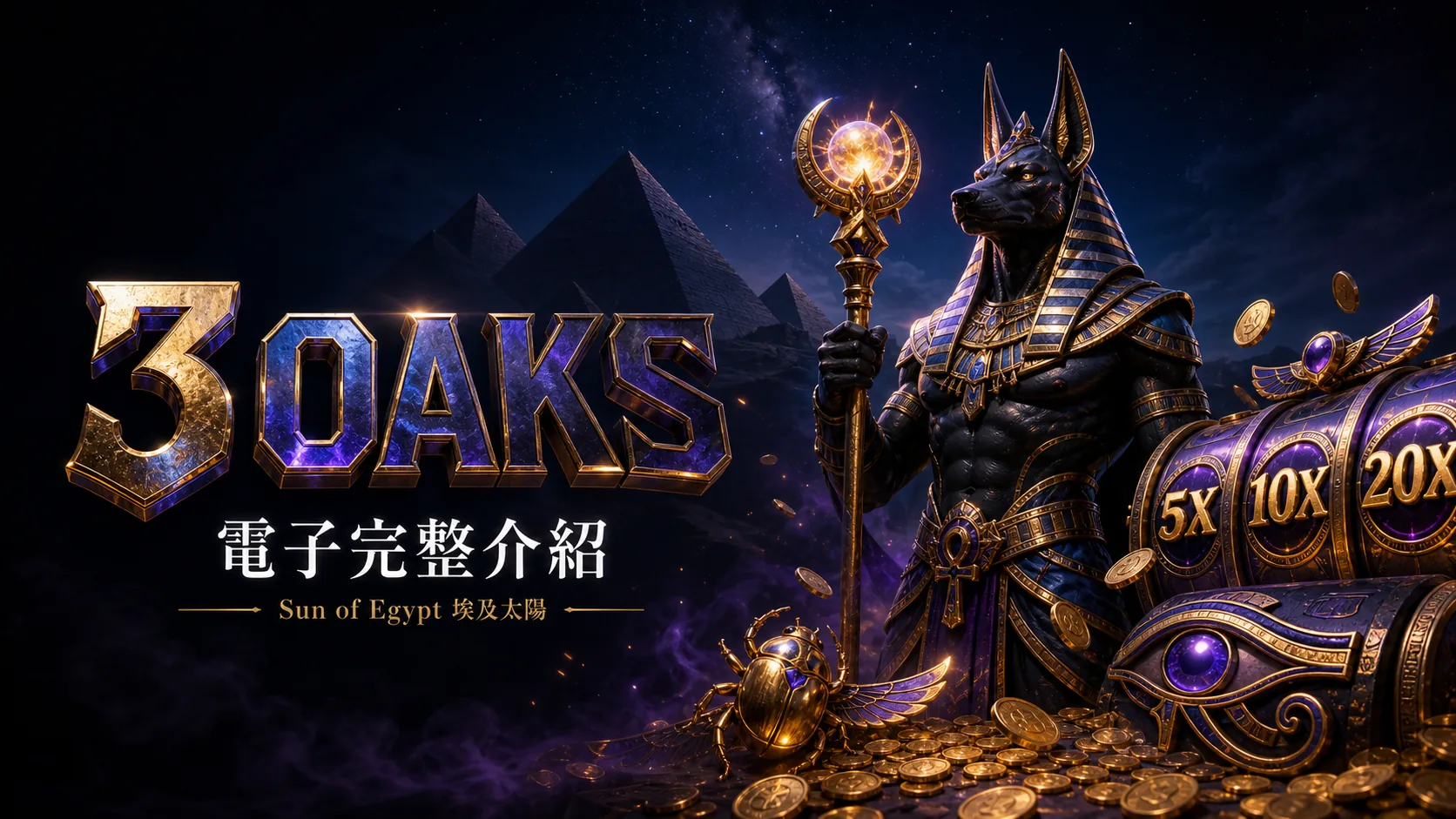 3 Oaks Gaming Sun of Egypt 埃及太陽