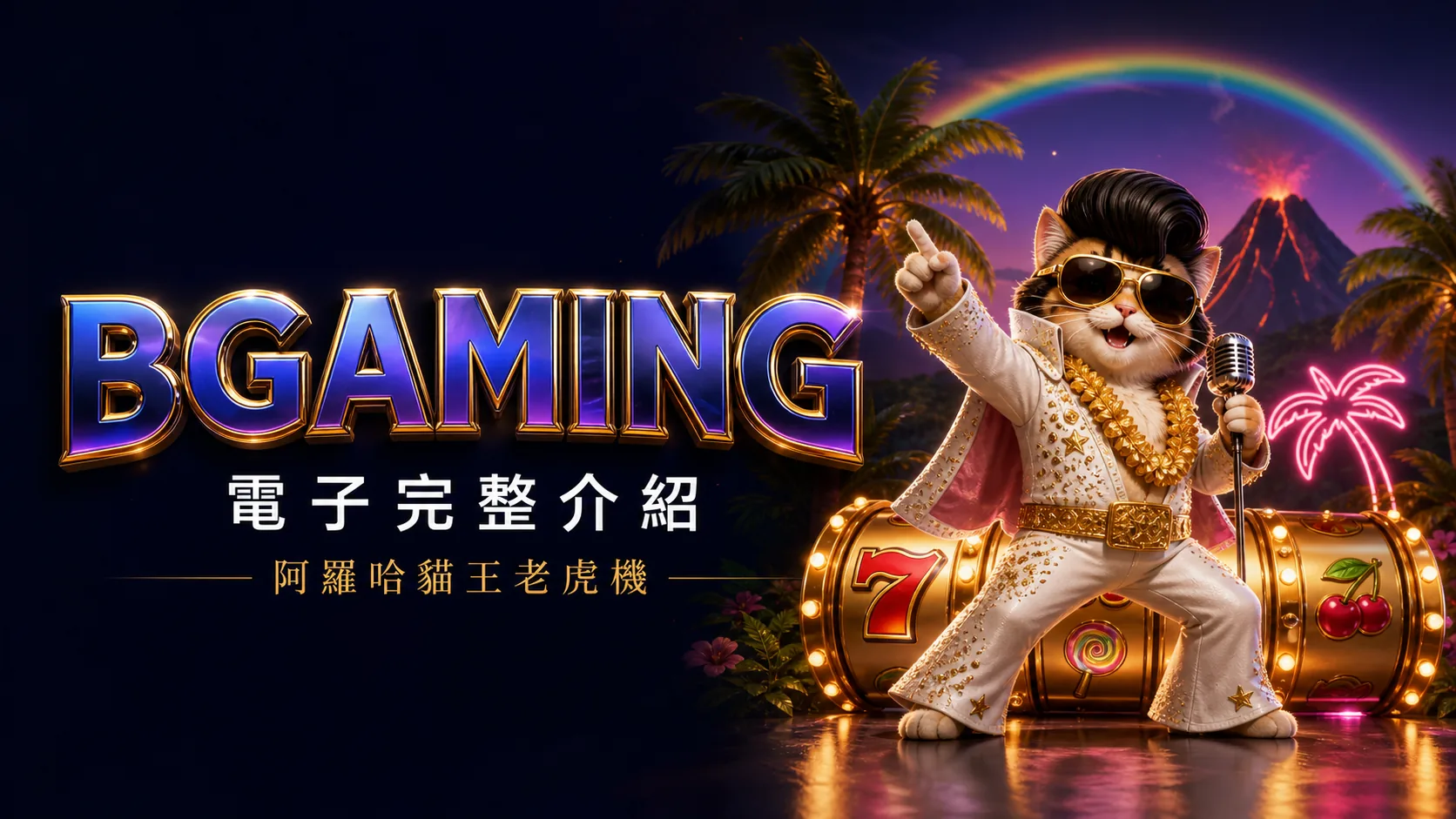 BGaming Aloha King Elvis 阿羅哈貓王