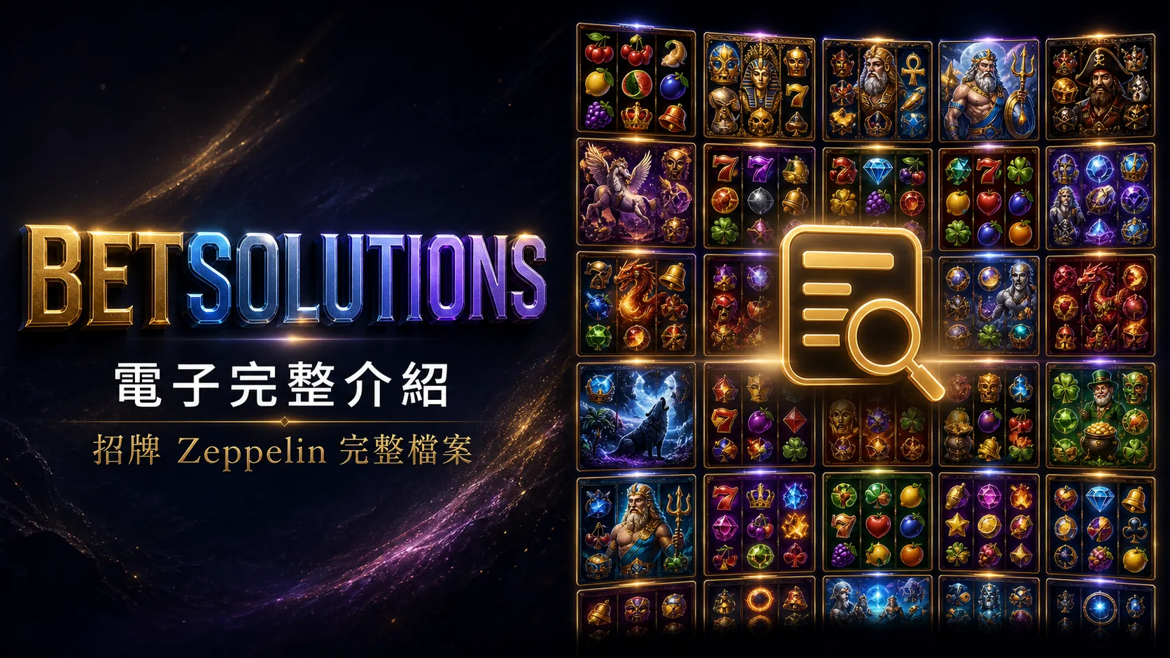 Betsolutions 自研精品與招牌 Zeppelin 完整檔案
