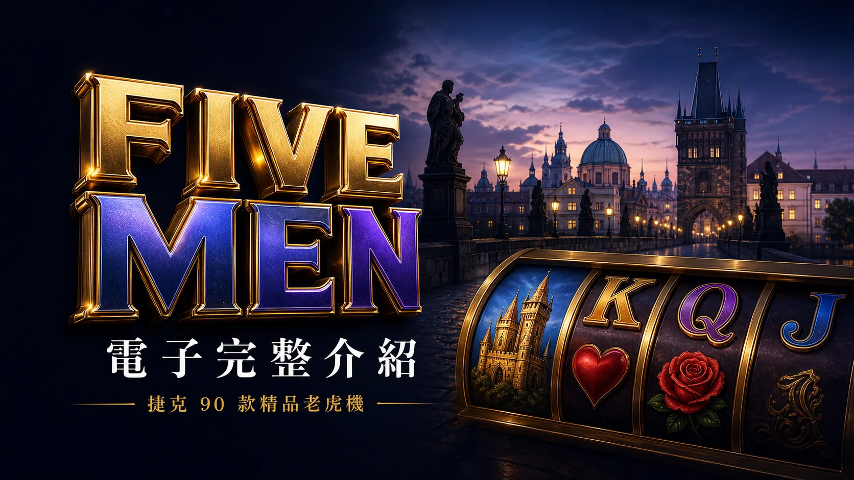 5men Gaming(Five Men Games)90+ 款捷克小廠老虎機完整檔案