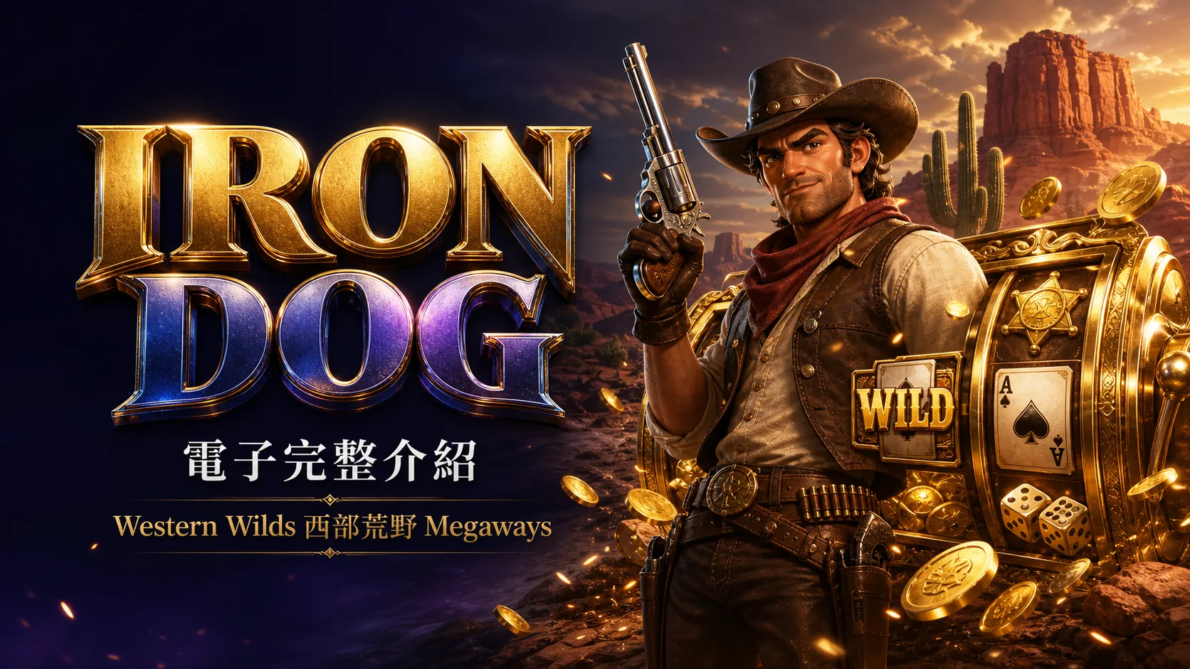 Iron Dog Studio Western Wilds Megaways 西部荒野 40,000 倍最大勝利警示