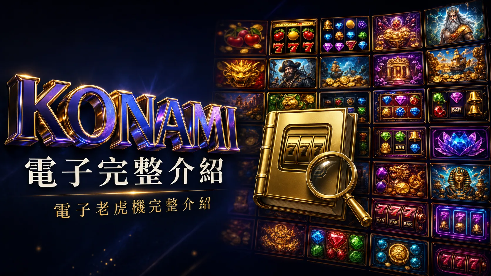 Konami Gaming 電子老虎機遊戲開發商完整介紹