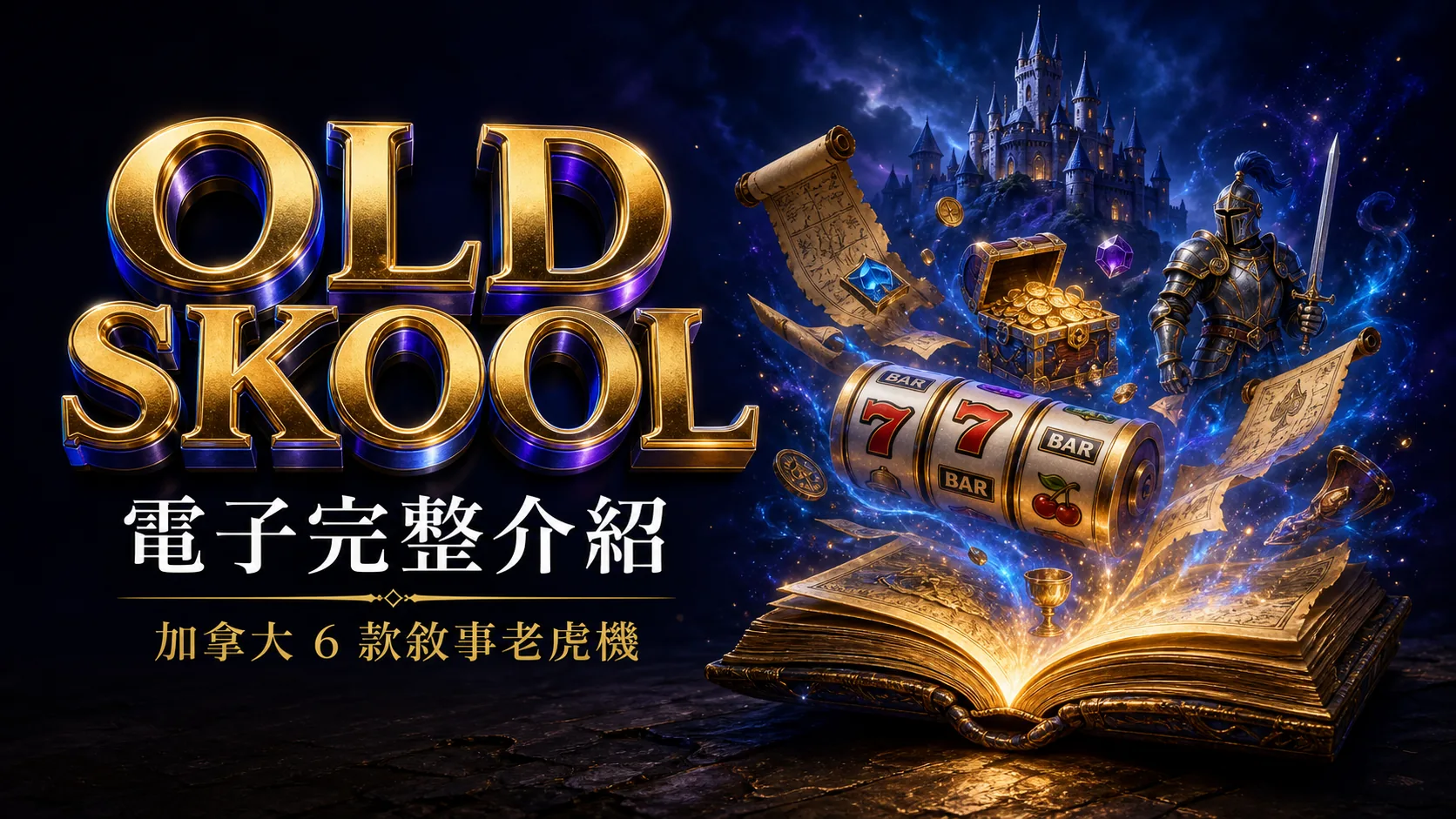 Old Skool Studios(加拿大溫哥華精品工作室) 6 款敘事系老虎機完整檔案