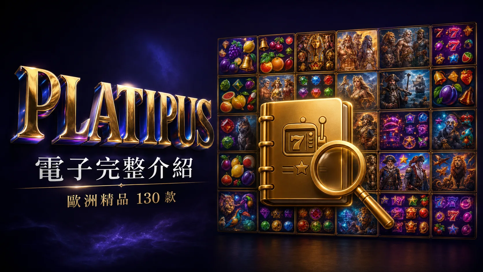 Platipus(歐洲精品廠) 130+ 款老虎機完整檔案