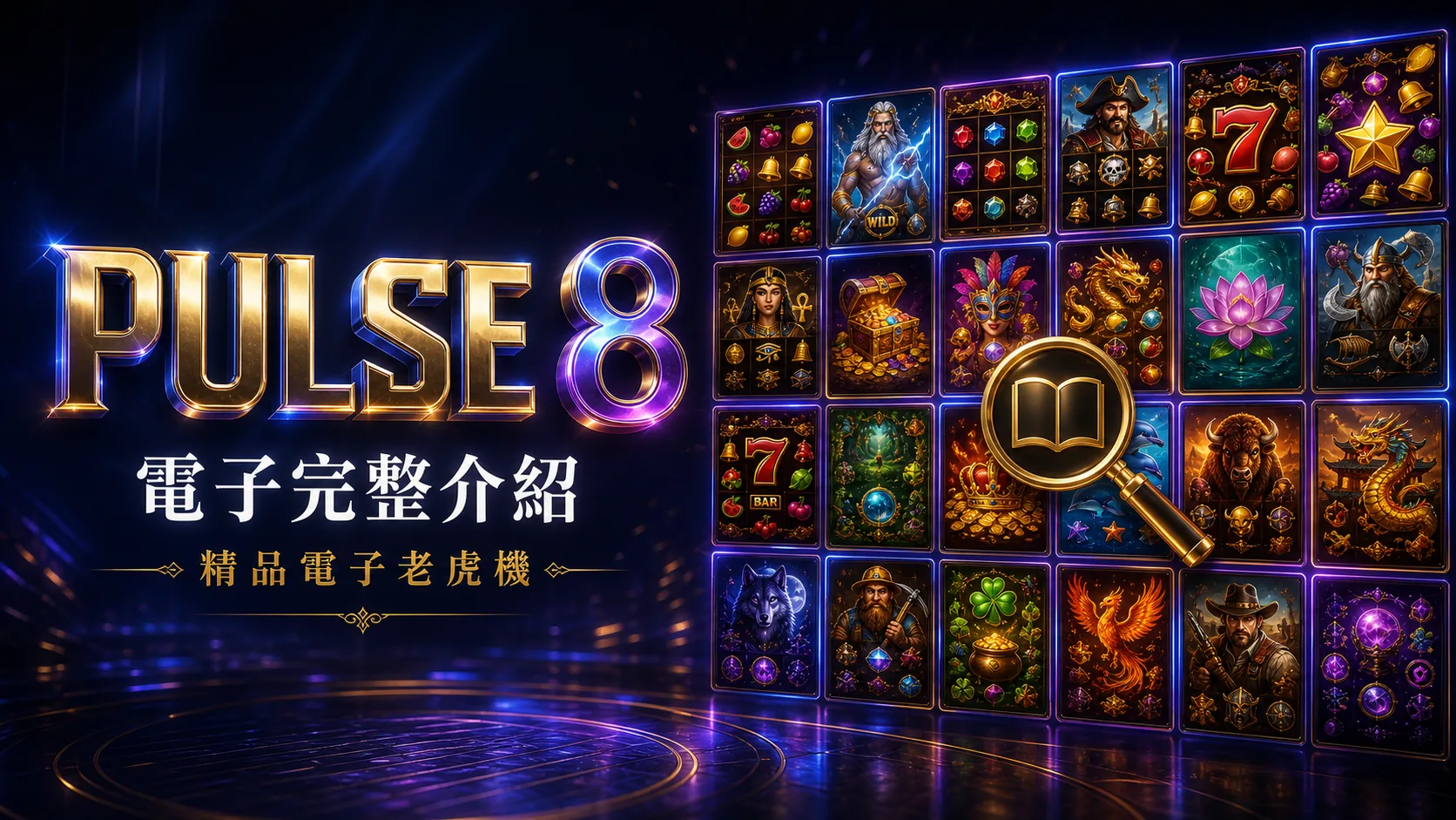 Pulse 8 Studios 精品電子老虎機完整檔案