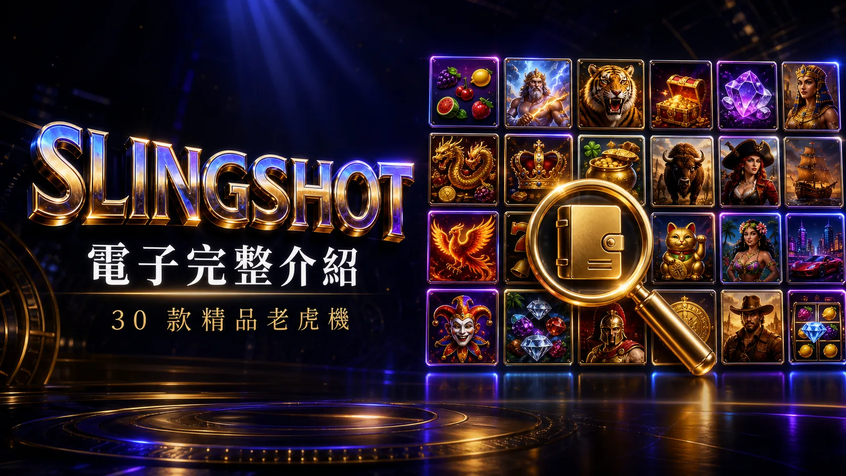 Slingshot Studios 約 30 款精品老虎機完整檔案